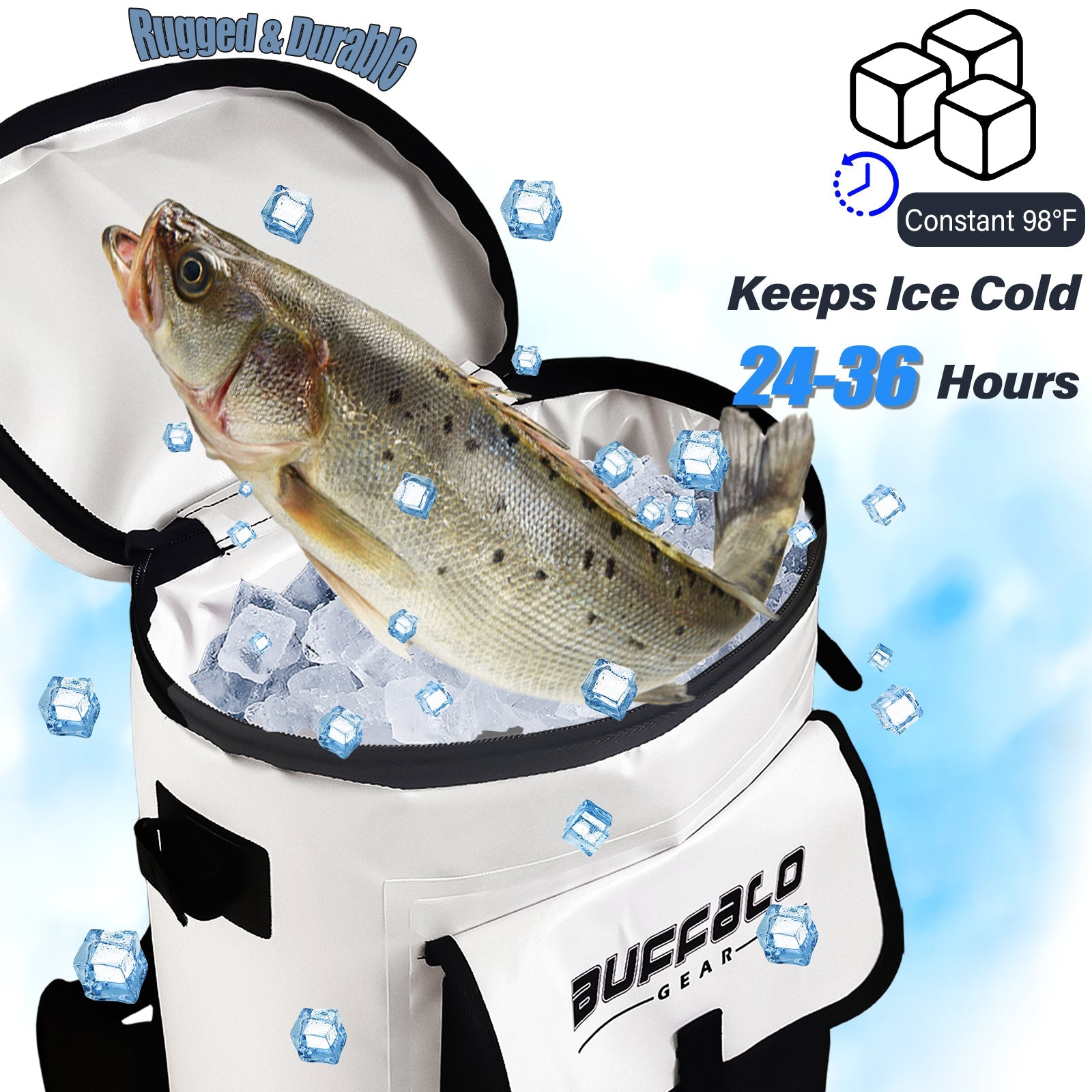 21QT Fish Cooler Backpack, Kill Backpack