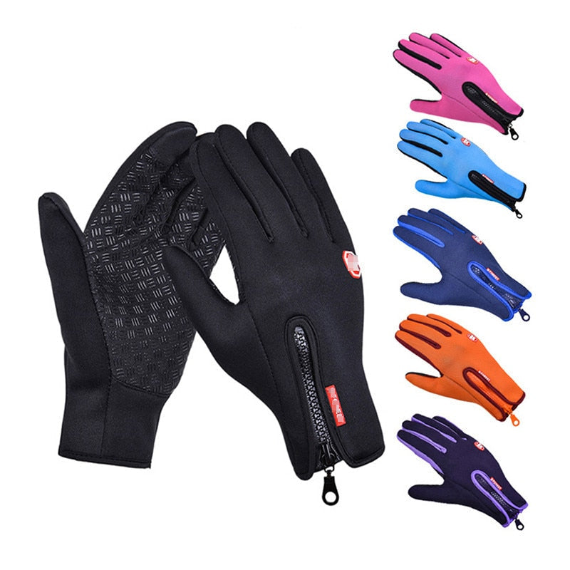 Waterproof Touchscreen Winter Gloves - Windproof Cold Weather Gloves for Cycling Skiing Hiking (Unisex, -5°C)