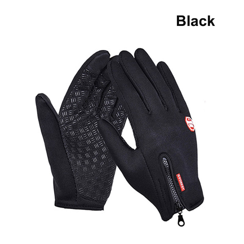 Waterproof Touchscreen Winter Gloves - Windproof Cold Weather Gloves for Cycling Skiing Hiking (Unisex, -5°C)