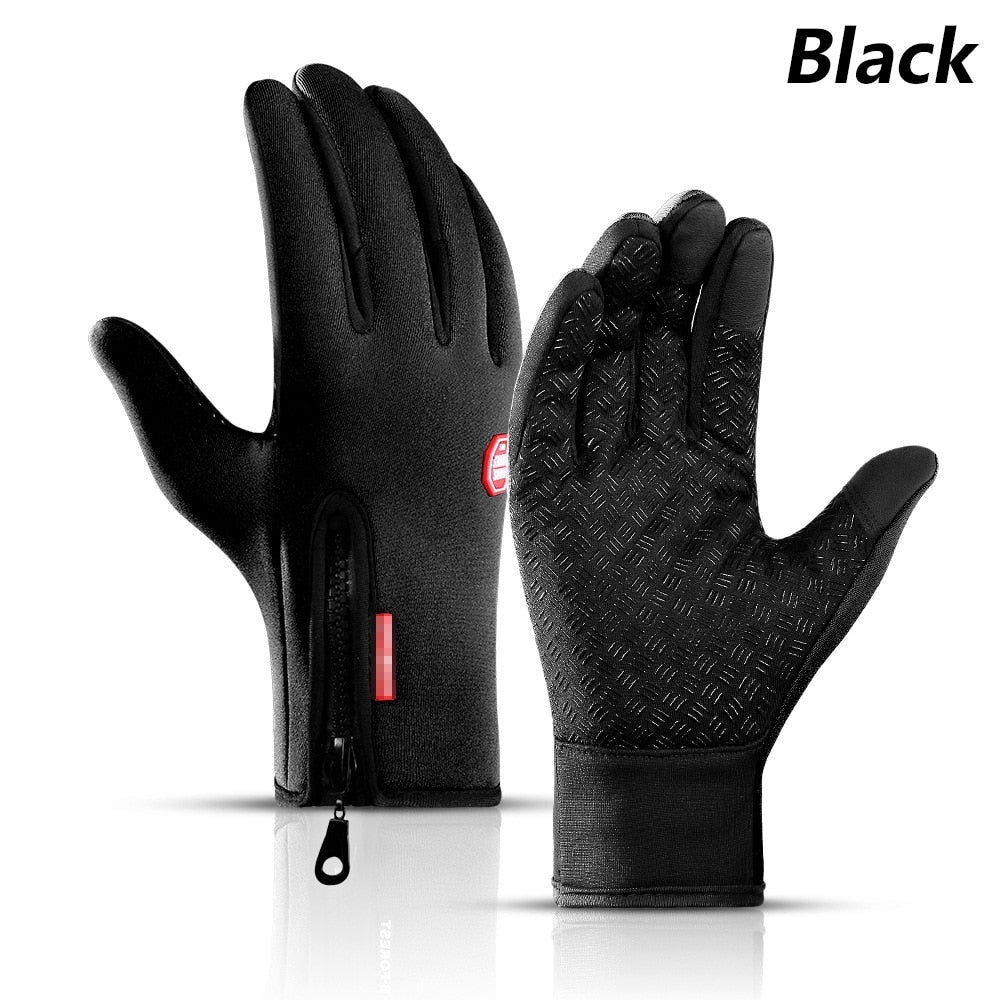 Waterproof Touchscreen Winter Gloves - Windproof Cold Weather Gloves for Cycling Skiing Hiking (Unisex, -5°C)