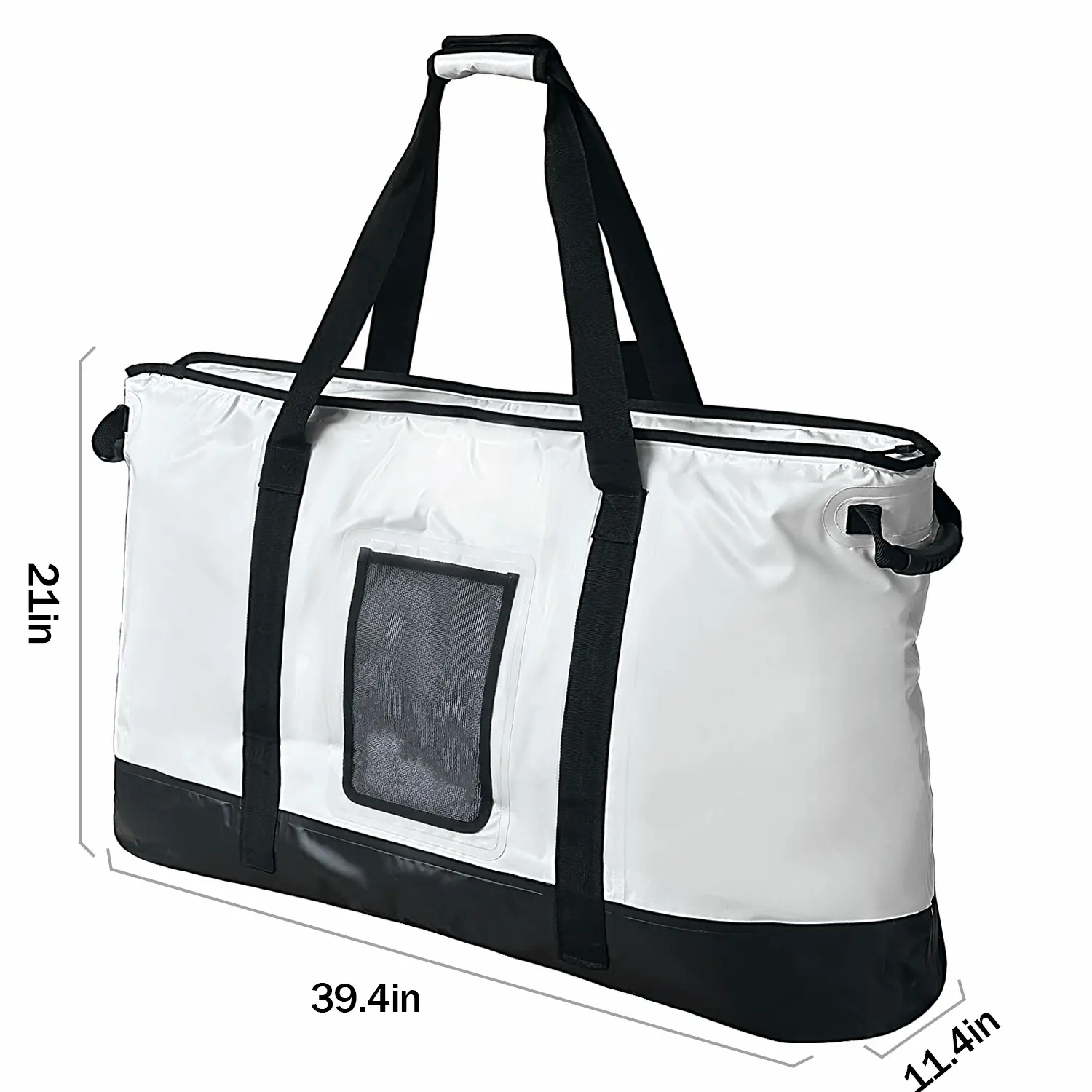 105QT Fish Cooler Bag with YKK Zipper, Flat Bottom