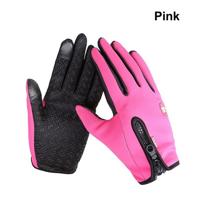 Waterproof Touchscreen Winter Gloves - Windproof Cold Weather Gloves for Cycling Skiing Hiking (Unisex, -5°C)